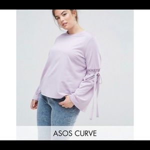NWT ASOS CURVE BELL SLEEVE TOP
